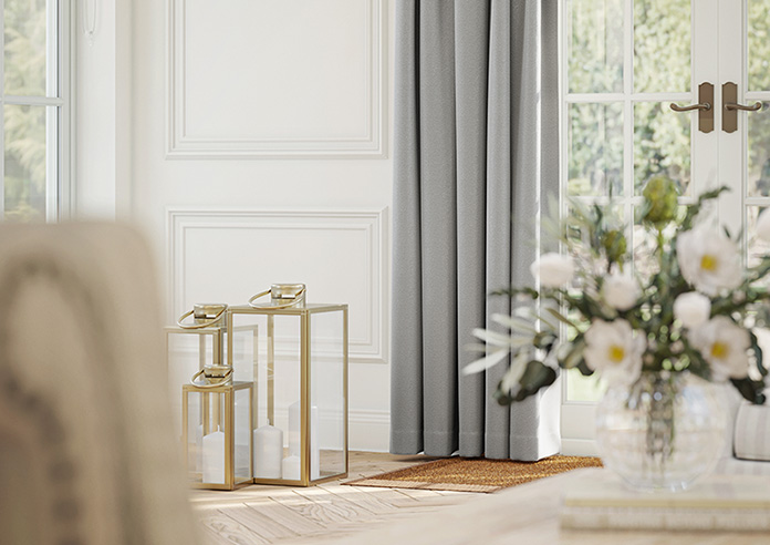 Sydney, Slate Grey - Made to Measure Curtains - Image 5